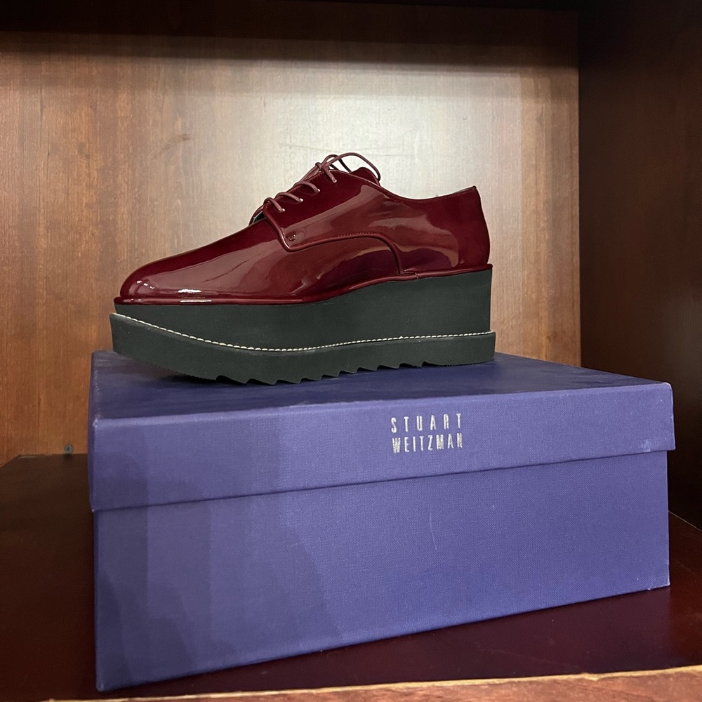 Cranberry Aniline Platform Loafers